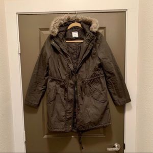 Old Navy Olive Green Winter Coat